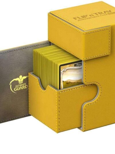 UG - Deck Case: Flip'n'Tray 100+ Standard Size XenoSkin - Amber