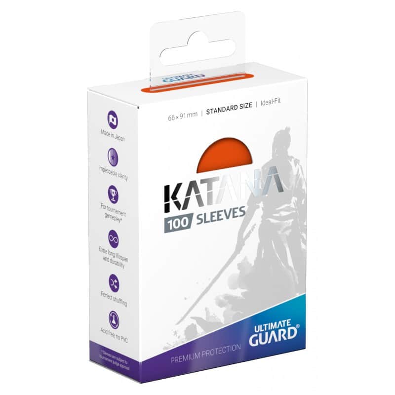 UG - Katana - Standard Sleeve - Orange 100ct