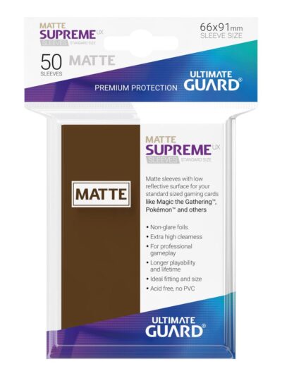 UG - Supreme UX Sleeves Standard Size Matte- Black (50)
