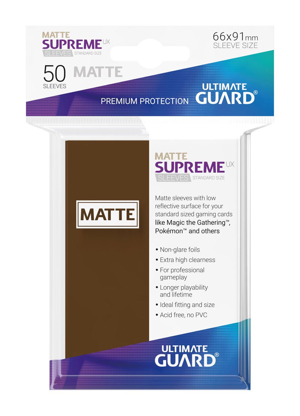 UG - Supreme UX Sleeves Standard Size Matte- Black (50)