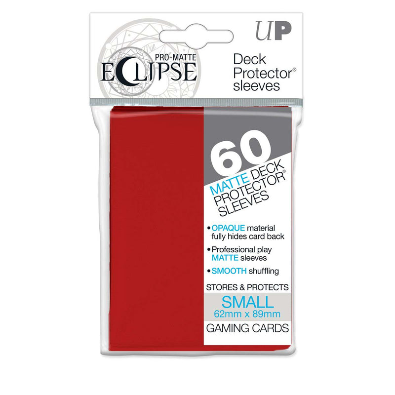 UP - Deck Protectors: Pro-Matte Small- Eclipse NEW Apple Red (60ct)