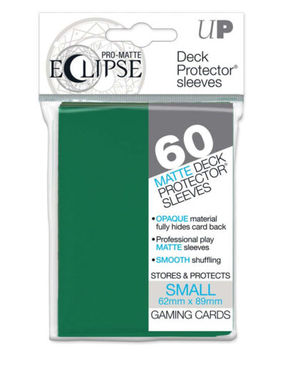 UP - Deck Protectors: Pro-Matte Small- Eclipse NEW Forest Green (60ct)