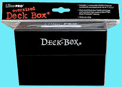 UP - Ultra Pro 3 Compartment Oversized Black Deck Box