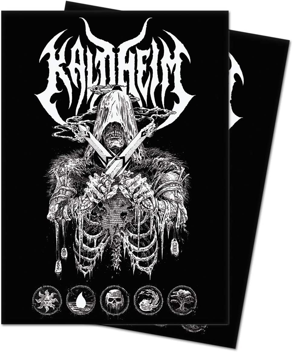 UP - Ultra Pro Kaldheim 100ct Sleeves featuring Metal Alt Art for Magic: The Gathering