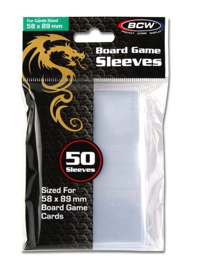 BCW - Card Sleeves: Board Game 58 x 89mm (50)