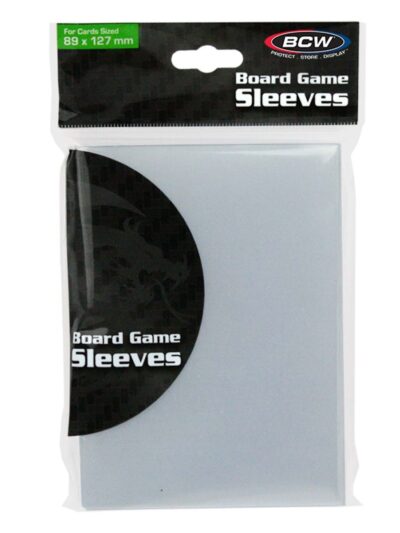 BCW - Card Sleeves: Board Game 89 x 127mm Double Size (50)