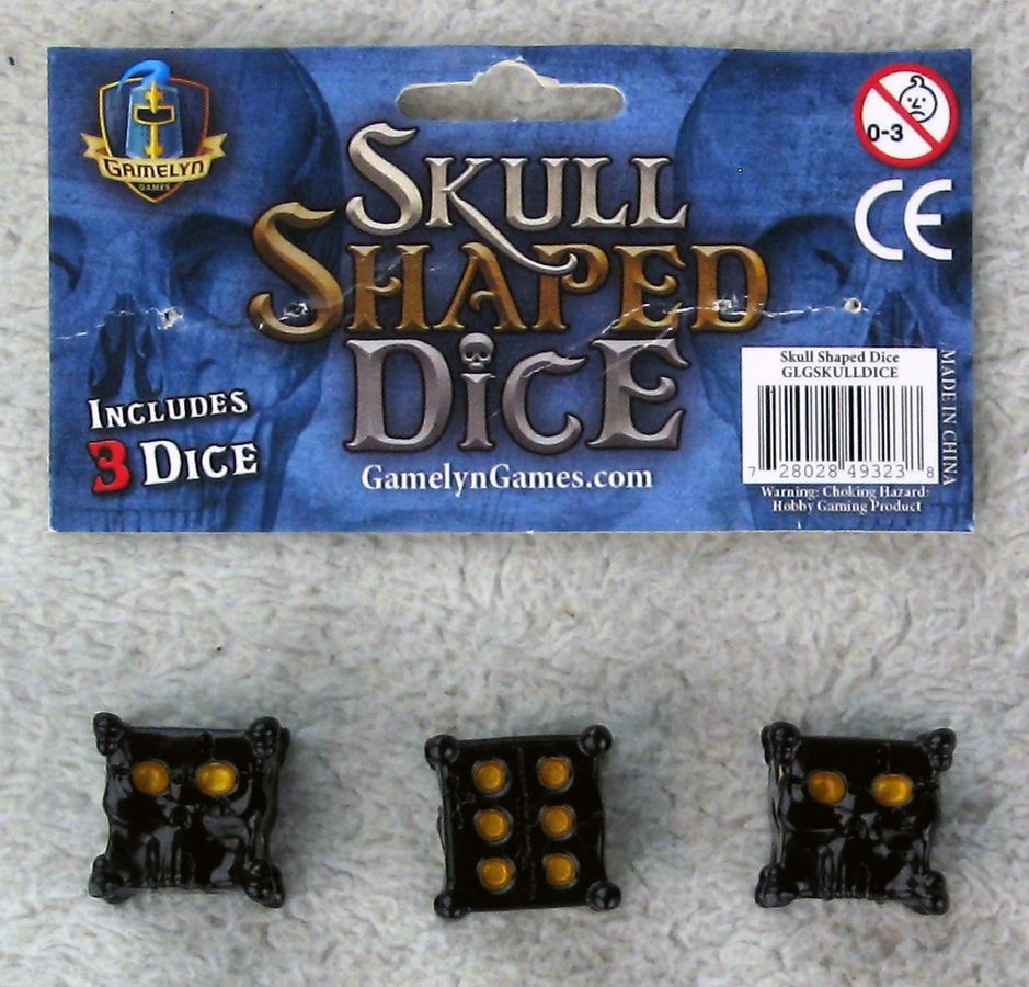 BG - Tiny Epic Pirates: 3 Pack Custom Skull Dice