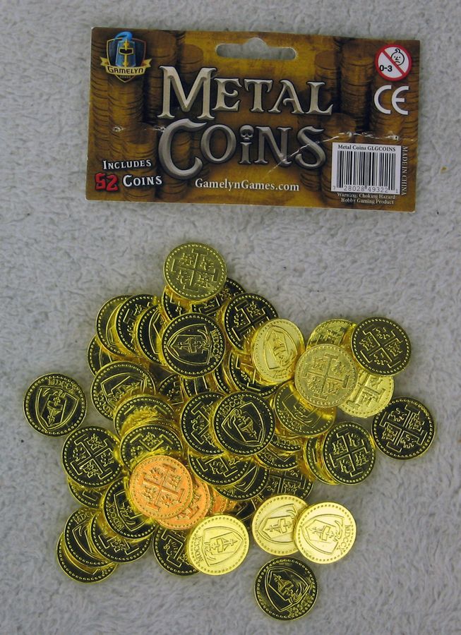 BG - Tiny Epic Pirates: 52 pack Metal Coins