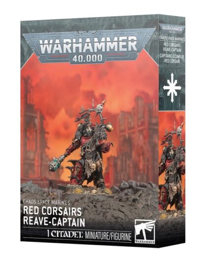 WS - Warhammer 40K - CHAOS S/M: RED CORSAIRS REAVE-CAPTAIN