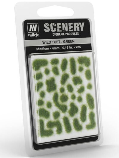 VAL - Scenery: Wild Tuft- Green, Medium (4 mm. / 0,16 in.)