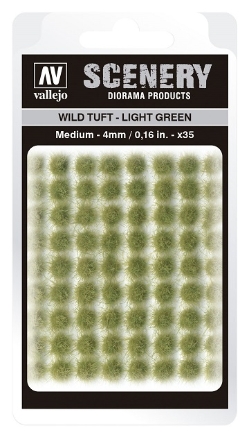 VAL - Scenery: Wild Tuft- Light Green, Medium (4 mm. / 0,16 in.)