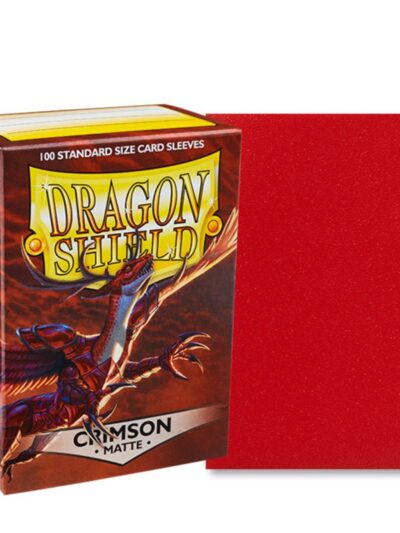 Dragon Shield Standard Sleeves Matte - Crimson 100ct