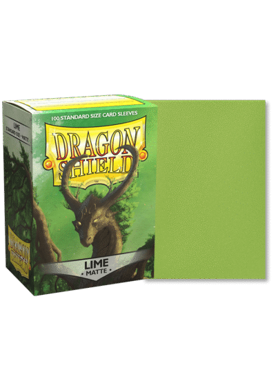 Dragon Shield Standard Sleeves Matte - Lime 100ct