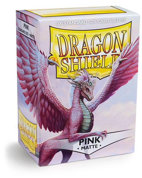 Dragon Shield Standard Sleeves Matte - Pink 100ct