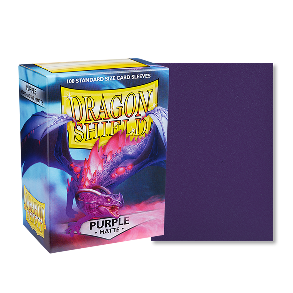 Dragon Shield Standard Sleeves Matte - Purple 100ct