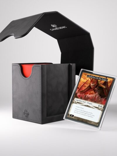 GameGenic - Squire Convertible Deck Case 100+ Black