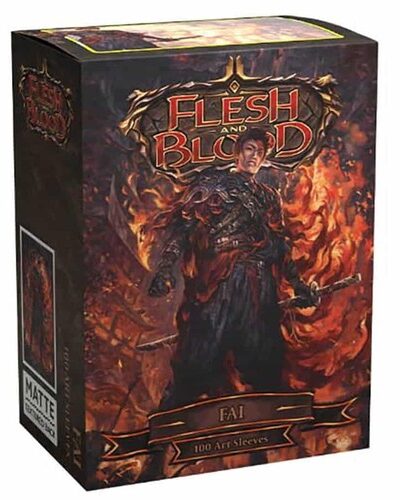 Dragon Shield: Sleeves Standard Matte - Flesh & Blood: Fai - Art (100 ct.)