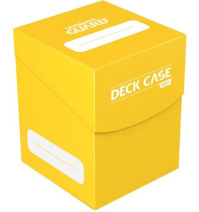 UG - Ultimate Guard Deck Case 100+ Standard Size - Yellow