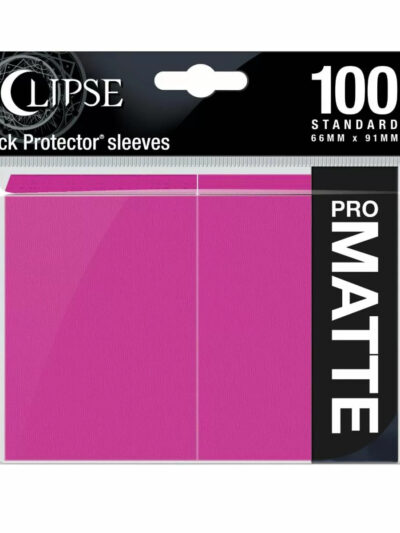 Ultra Pro Matte Eclipse Standard 100ct Hot Pink