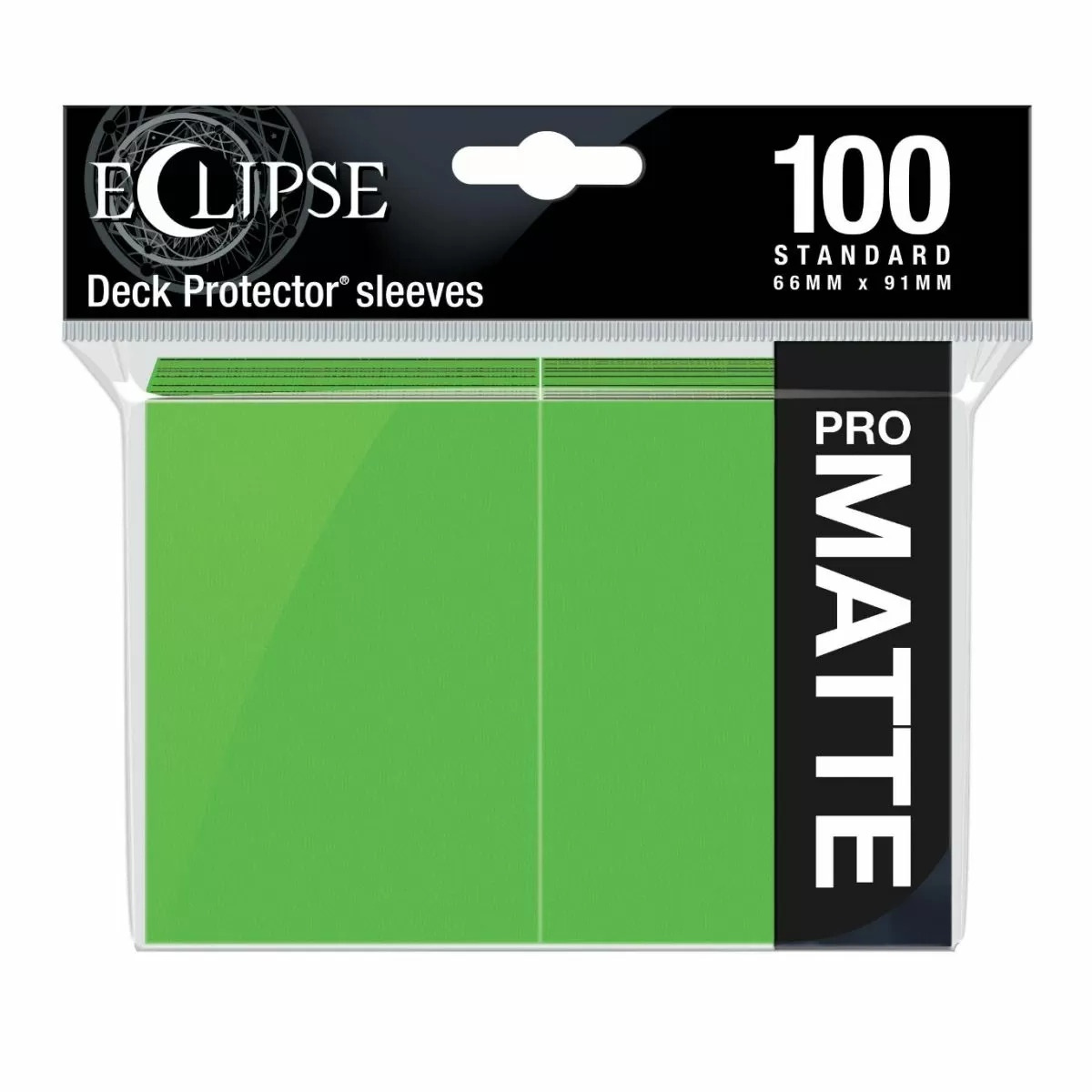 Ultra Pro Matte Eclipse Standard 100ct Lime Green