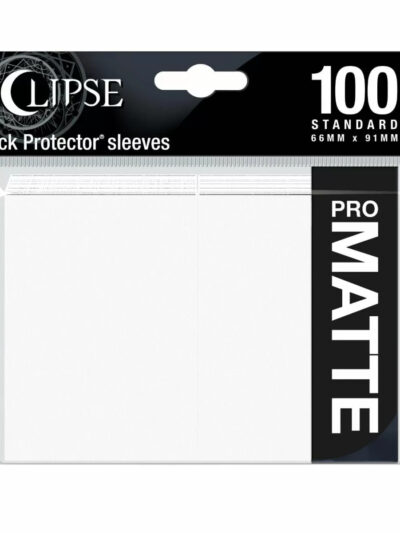 Ultra Pro Matte Eclipse Standard 100ct WHITE