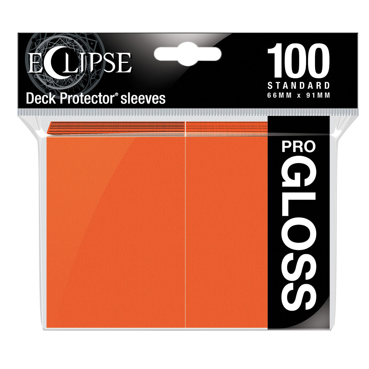Ultra Pro Matte Eclipse Standard 100ct Pumpkin Orange
