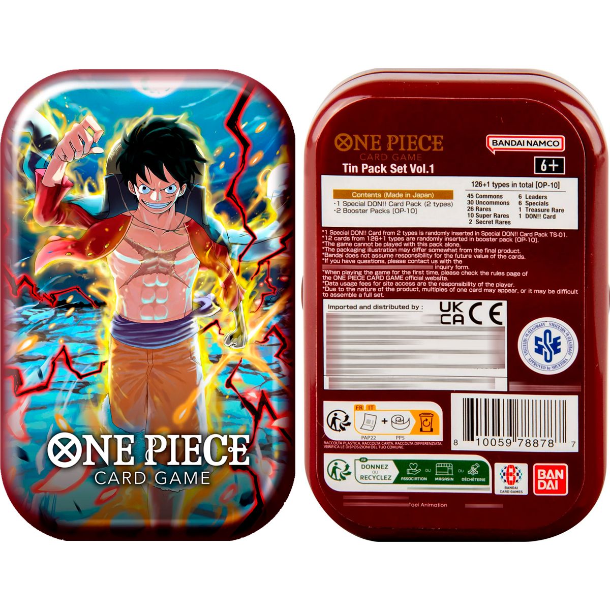 TCG - One Piece TCG: TIN Pack SET Vol.1 - ENG