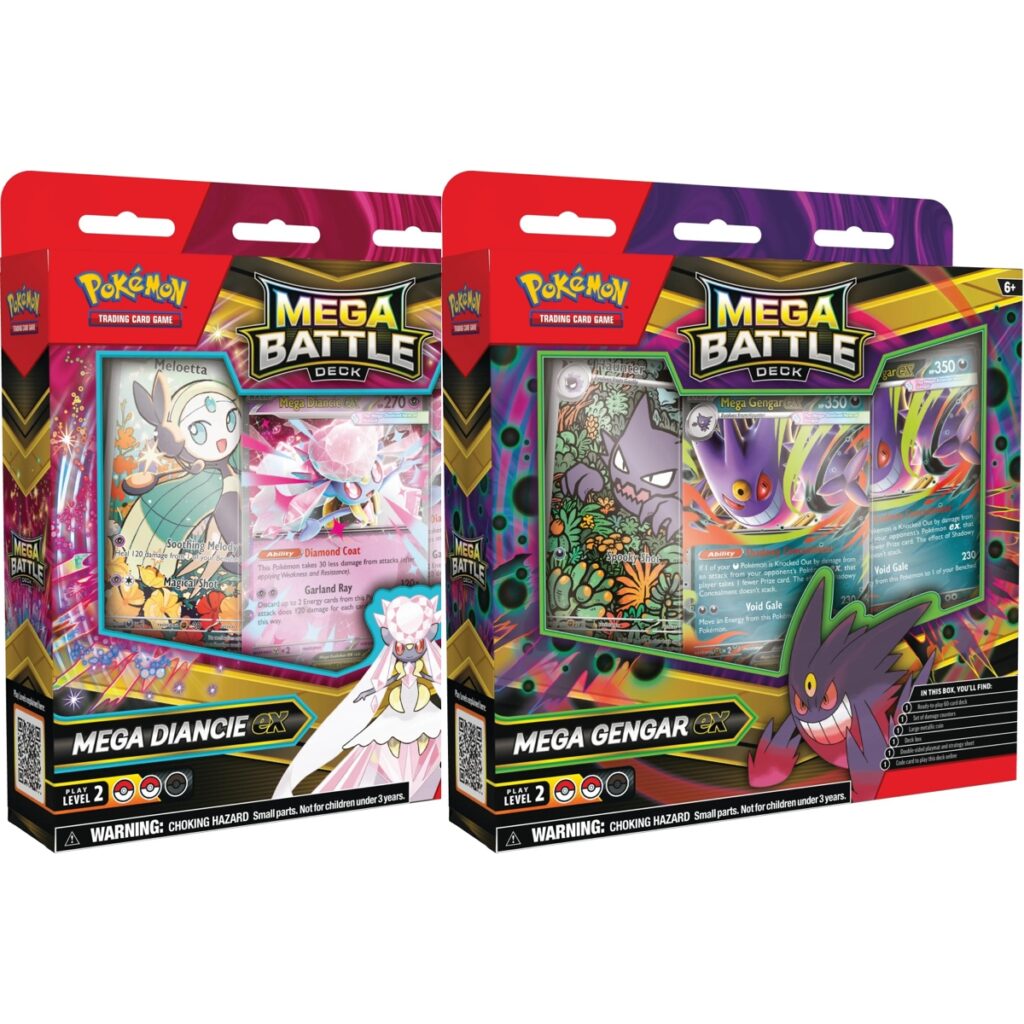 PKM - Pokémon TCG: Mega Battle Deck-Mega Gengar ex / Mega Diancie ex - ENG