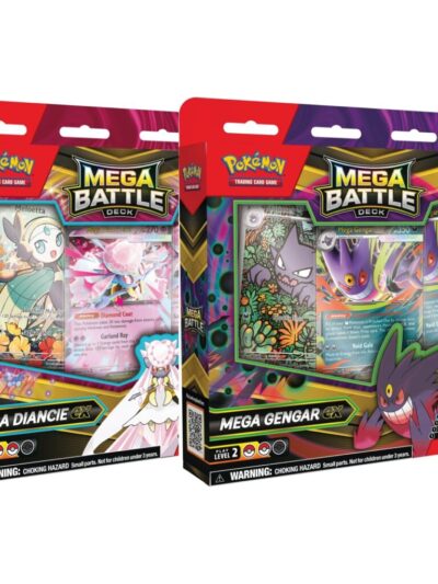 PKM - Pokémon TCG: Mega Battle Deck-Mega Gengar ex / Mega Diancie ex - ESP