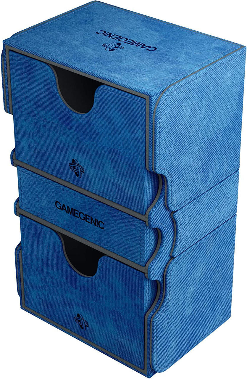 GameGenic - Stronghold Deck Box 200+ Blue