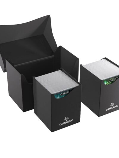 GameGenic - Double Deck Holder 200+XL Standard Size - Black