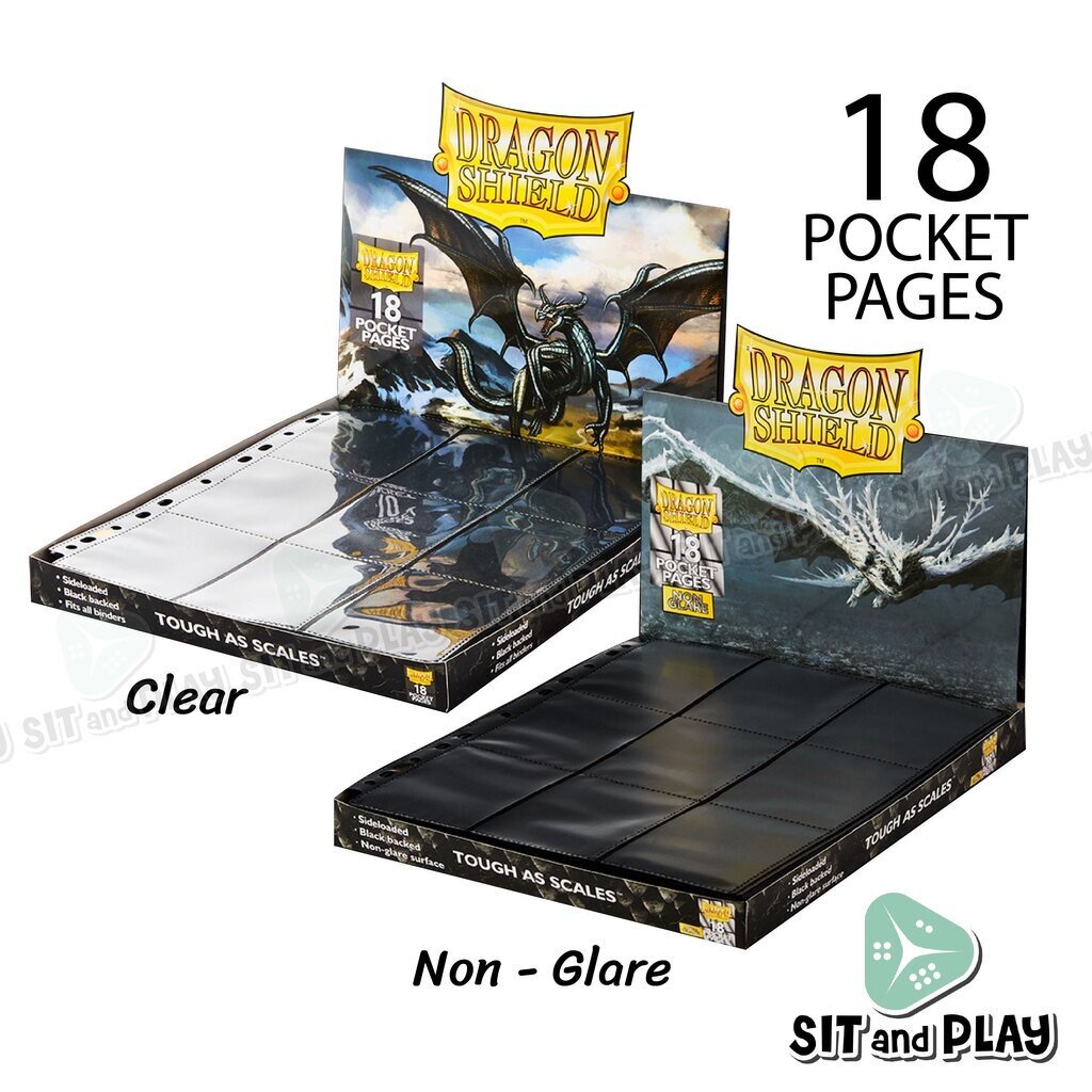Dragon Shield - Dragon Shield: 18-Pocket NON-GLARE Pages - UNIT