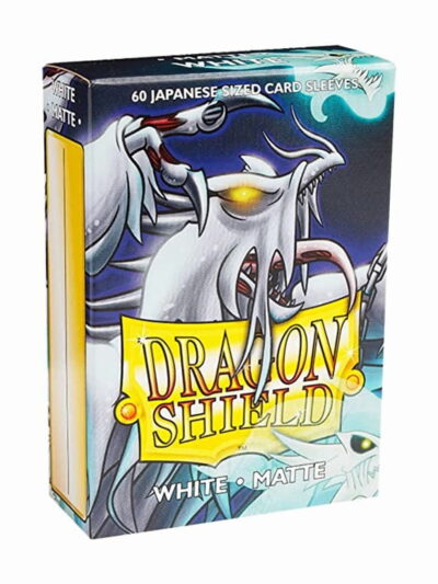 Dragon Shield Japanese Sleeves Matte - White 60ct