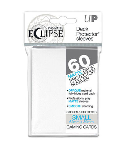 UP - Deck Protectors: Pro-Matte Small- Eclipse White (60ct)