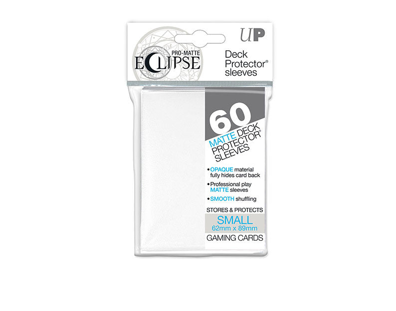 UP - Deck Protectors: Pro-Matte Small- Eclipse White (60ct)