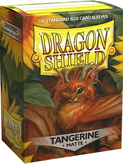 Dragon Shield - Standard Sleeves - Matte - Tangerine Art 100ct