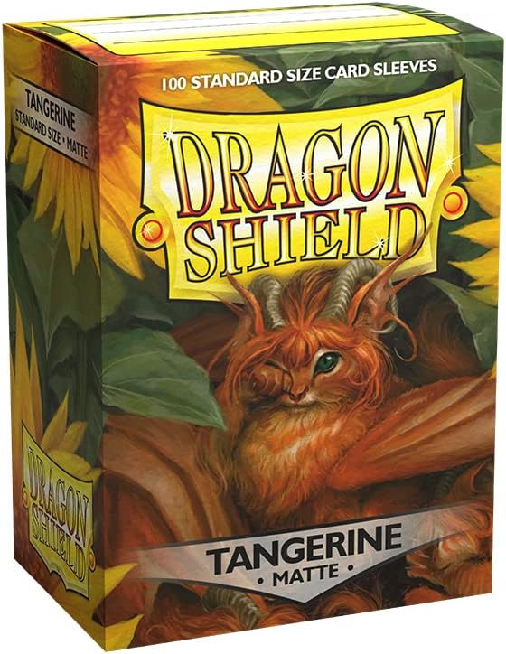 Dragon Shield - Standard Sleeves - Matte - Tangerine Art 100ct