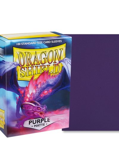 Dragon Shield Standard Sleeves Matte - Purple Neon Clare 100ct