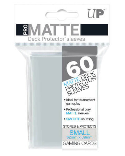 UP Pro Matte Deck Protector Sleeves Small Clear (60)