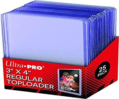 UP - Regular Topload Sleeve: 3" x 4" Clear - 25 PACK