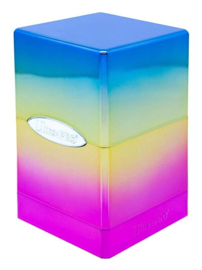 Ultra Pro Deckbox Satin Tower Hi-Gloss Rainbow