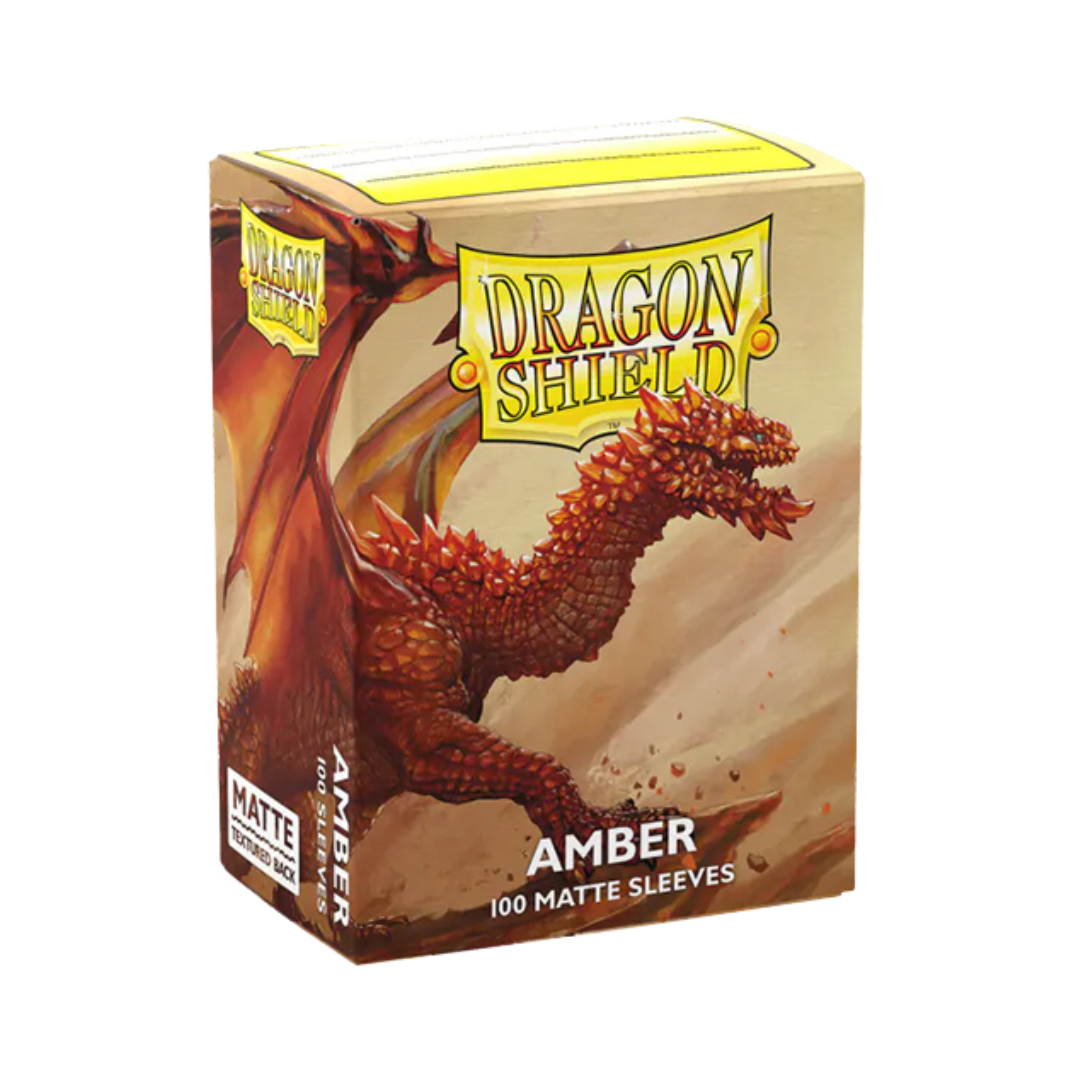 Dragon Shield Sleeves: Standard - Matte Amber (100 ct.)
