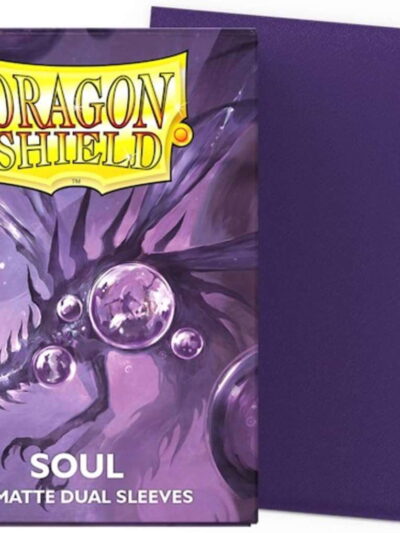 Dragon Shield: Sleeves Japanese DUAL- Matte Purple Soul (60 ct)