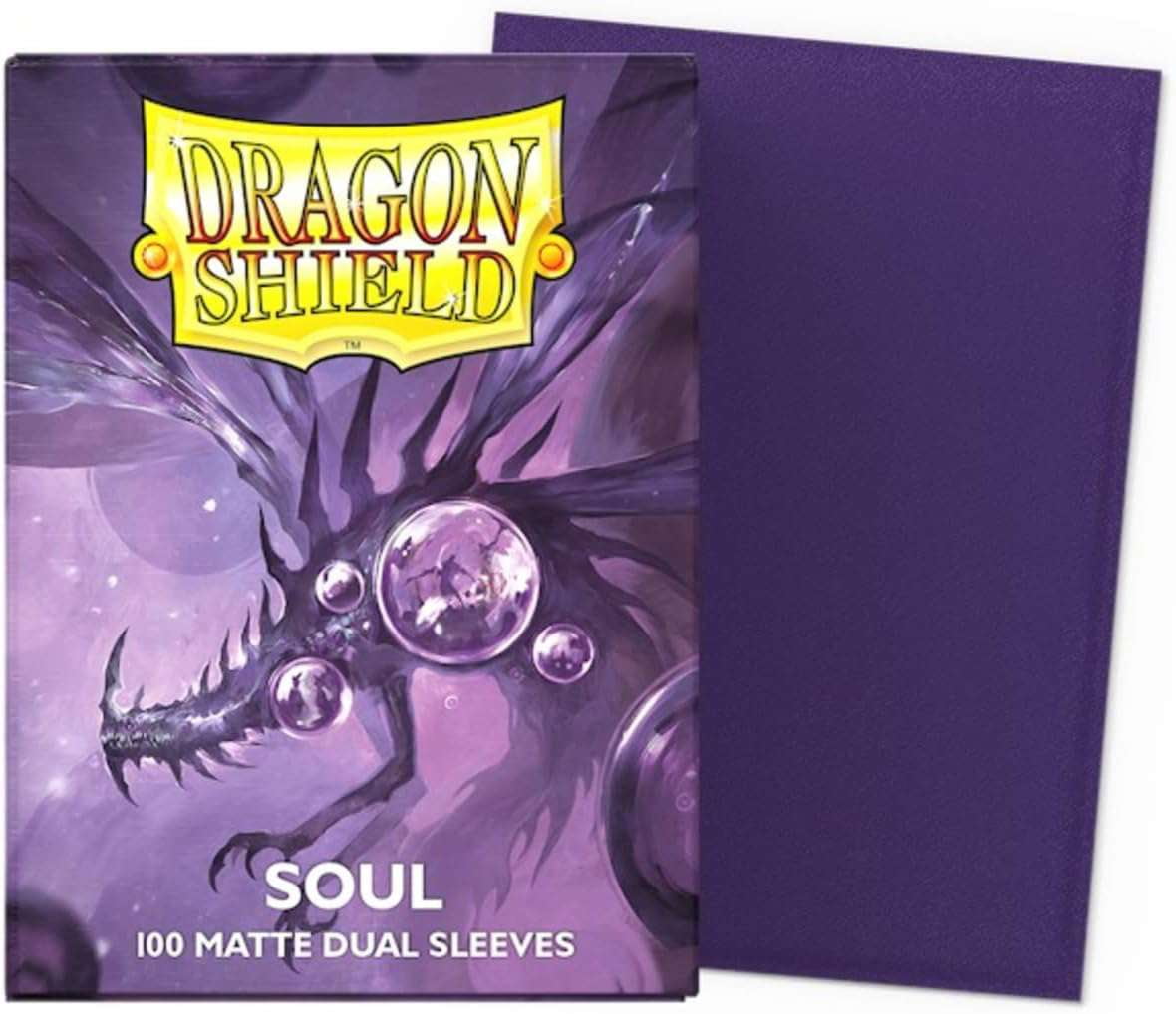 Dragon Shield: Sleeves Japanese DUAL- Matte Purple Soul (60 ct)