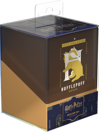 UG - Deck Case: Boulder 100+ Harry Potter - 4 Houses - Hufflepuff