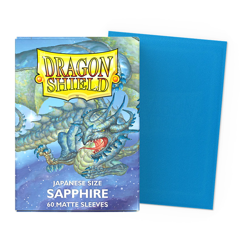 Dragon Shield Sleeves: Japanese - Matte Sapphire 'Turikos' (60)