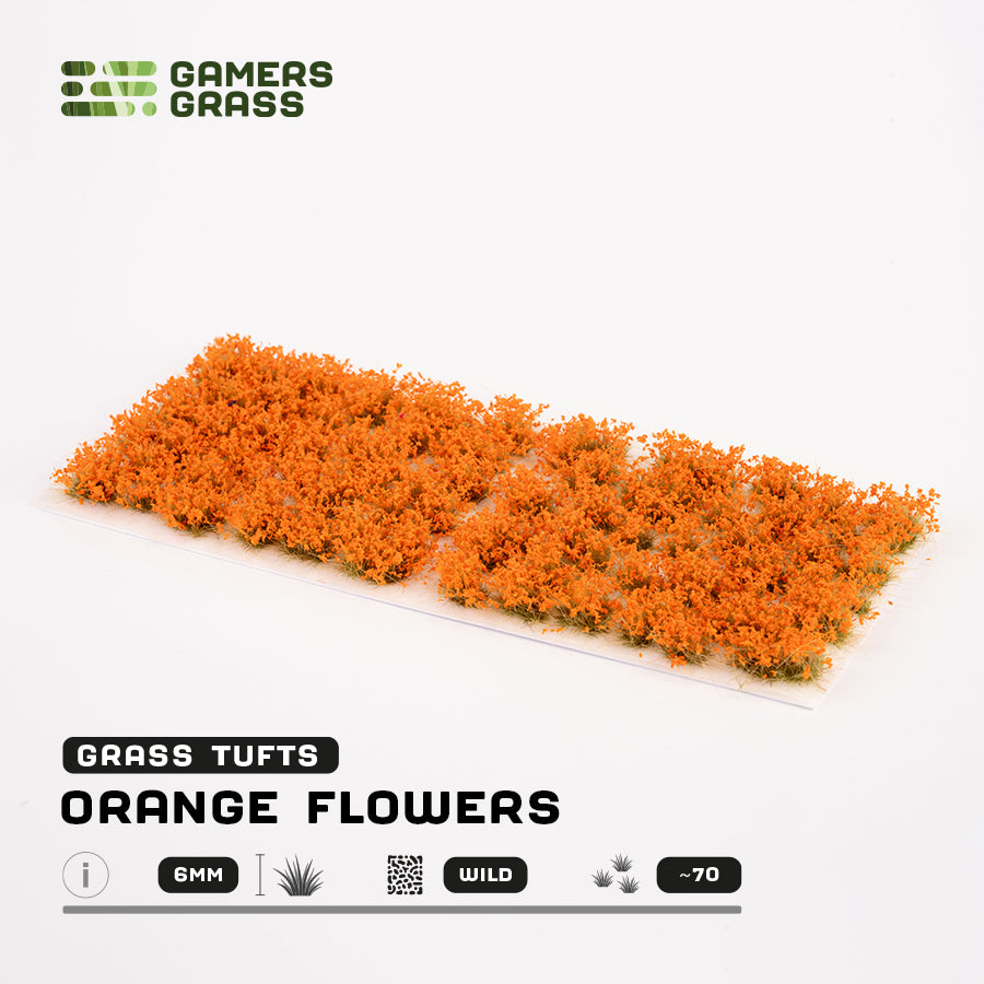 GG - Gamers Grass Tufts: Tufts - Orange Flowers - Wild
