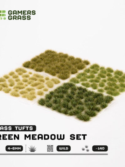 GG - Gamers Grass Tufts: Tuft Sets - Green Meadow Set - Wild