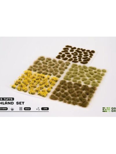 GG - Gamers Grass Tufts: Tuft Sets - Highland Tuft Set - Wild