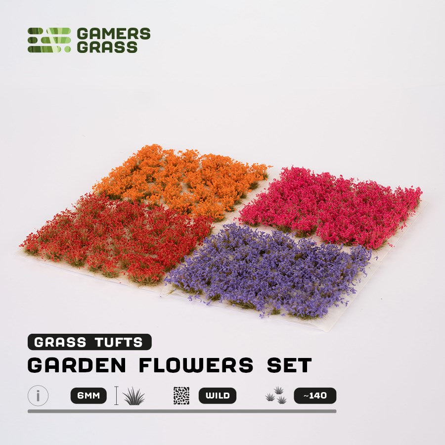 GG - Gamers Grass Tufts: Tuft Sets - Garden Flowers Set - Wild